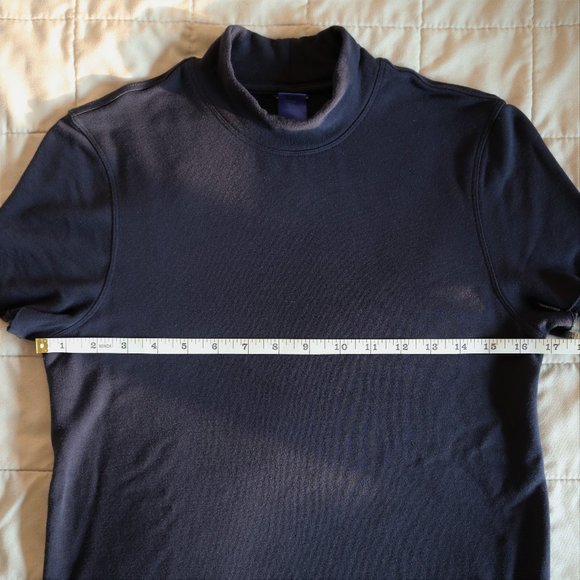 Kit + Ace Navy Short Sleeve Turtleneck - Picture 3 of 7